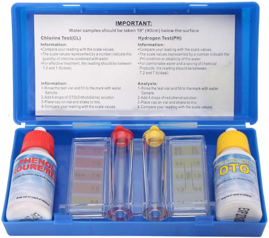 PH CHLORINE WATER QUALITY TEST KIT