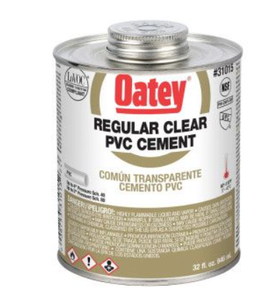 Oatey Regular Clear PVC Cement