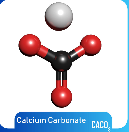 how is calcium carbonate formed class 10