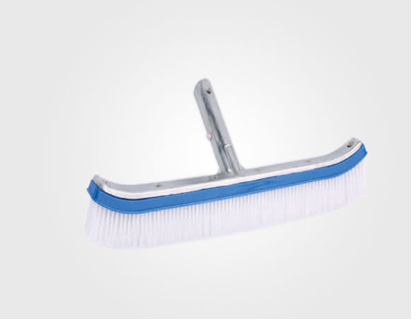 Brush 140518'/45CM deluxe wall brush with aluminum back, POLY BAG 50X49X21CM