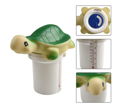 Floting Turtle Chemical Dispenser W/Thermometer 1510